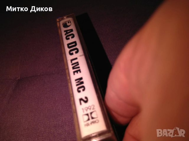AC/DC ‎- Live аудио касета, снимка 2 - Аудио касети - 53237888