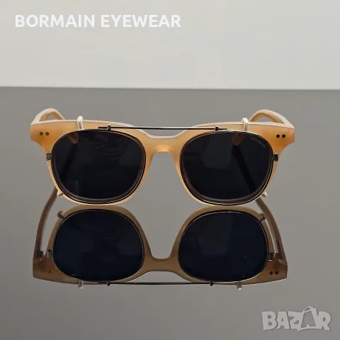 Слънчеви очила BORMAIN TITAN Clip-On нови, поляризирани UV400, снимка 2 - Слънчеви и диоптрични очила - 56208766