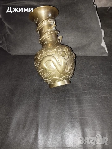 много стара азиатска ваза, снимка 3 - Антикварни и старинни предмети - 50729752