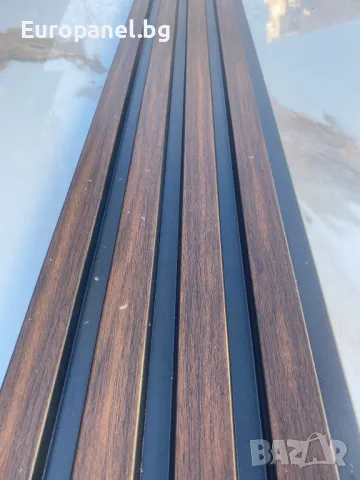 3D Декоративен панел за стена – Цвят: Тъмен Дъб – 11.5х290 см