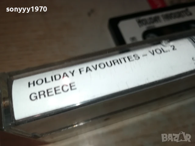 HOLIDAY FAVORITES GREECE-ORIGINAL TAPE 1708251927, снимка 6 - Аудио касети - 51395423
