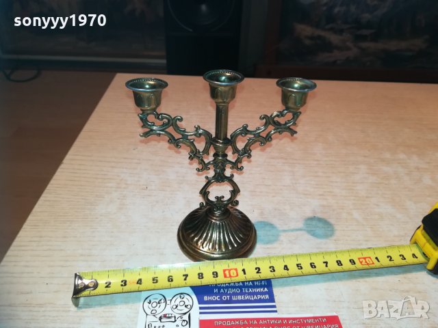 кокетен свещник мед/месинг 0912202029