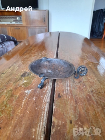 Стар меден,бакърен пепелник