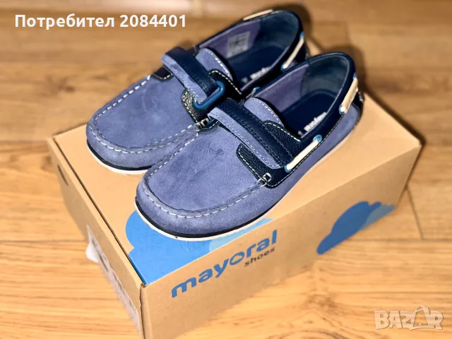  Сини мокасини Mayoral за момче номер 34, снимка 2 - Детски обувки - 56148993
