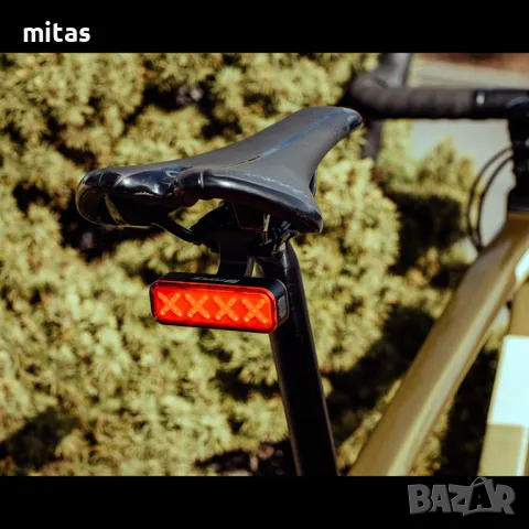 Интелигентна задна LED стоп светлина за велосипед FORCE ALARM 300LM, снимка 4 - Аксесоари за велосипеди - 49928550