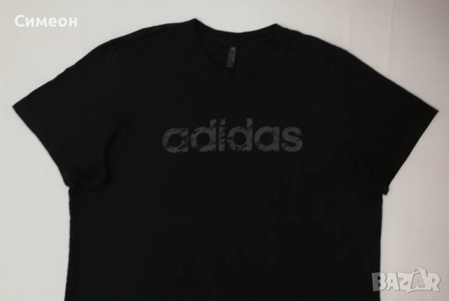 Adidas оригинална тениска 2XL Адидас памучна спортна фланелка, снимка 2 - Спортни дрехи, екипи - 37583929