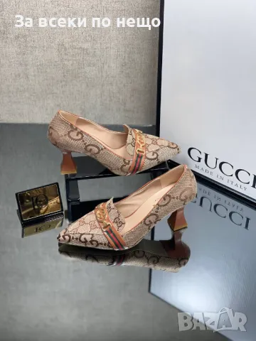 Gucci Дамски Обувки На Ток - Налични Различни Модели И Цветове Код D1766, снимка 7 - Дамски елегантни обувки - 48955576