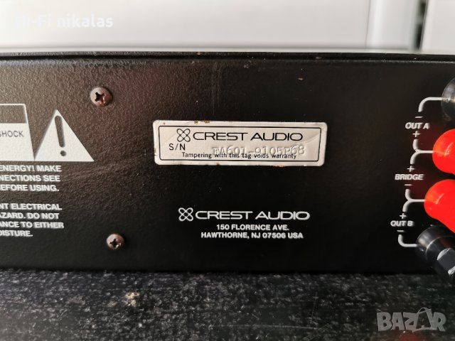 професионално стъпало CREST AUDIO FA601, снимка 5 - Ресийвъри, усилватели, смесителни пултове - 42534490