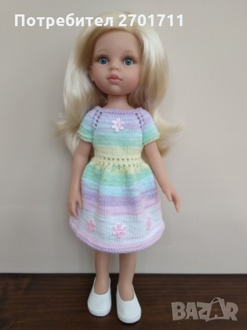  Плетени дрехи за кукли , снимка 3 - Кукли - 29136245