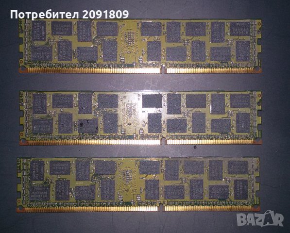 RAM DDR3 Samsung 3x4GB RDIMM ECC Registered, снимка 2 - RAM памет - 42066290