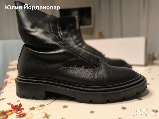 Боти Зара ест.кожа, снимка 3 - Дамски боти - 56509919