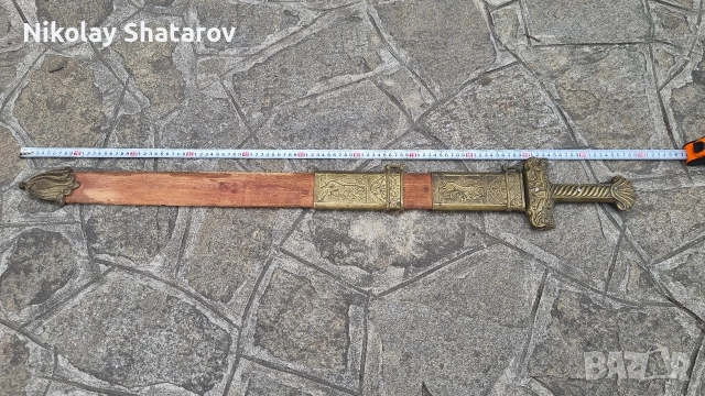Голям стар меч. сабя., снимка 8 - Колекции - 53962292