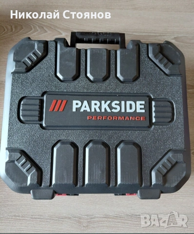 Акумулаторен перфоратор 12V Parkside Performance, безчетков мотор с две батерии и зарядно, снимка 4 - Перфоратори - 54230657