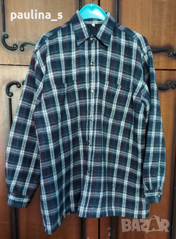 Мъжко или унисекс палто тип риза с хастар, тип риза / голям размер , снимка 1 - Якета - 36527874