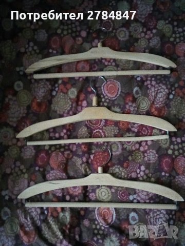 Дъвена закачалка, снимка 4 - Закачалки - 39291261