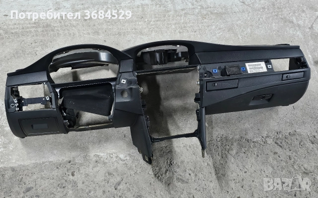 табло със къп холдери и хедъп headup bmw e60 e61 бмв е61 е60 , снимка 4 - Части - 52639665