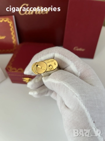 Cartier Panthere запалка с кутия и документи, снимка 3 - Запалки - 56056378