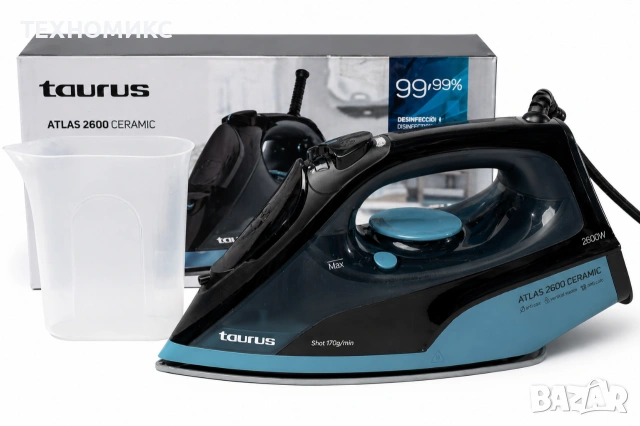 ПРОМО!!! Парна ютия Taurus Atlas 2600 Ceramic