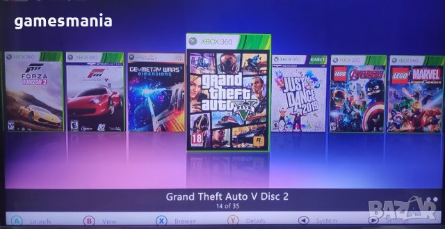 [XBOX 360] ХАКНАТИ + 30 ИГРИ/Fifa 22/ GTA V/Mortal Kombat/Minecraft, снимка 11 - Xbox конзоли - 30430822