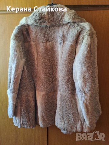 Палто от заешка кожа
