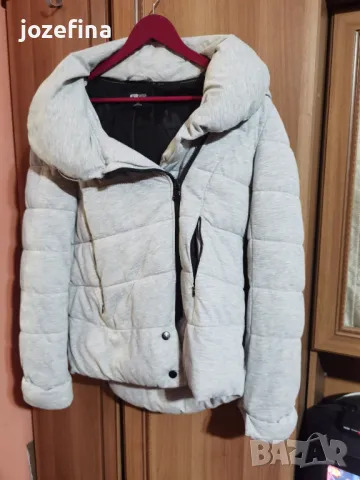 Пухкаво памучно трикотажно яке