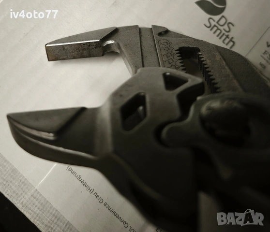 Клещи KNIPEX/WÜRTH гаечен ключ 250 мм, 1 3/4 ", 52 мм, с бутон, 86 03 250 SB, снимка 4 - Ключове - 53923176