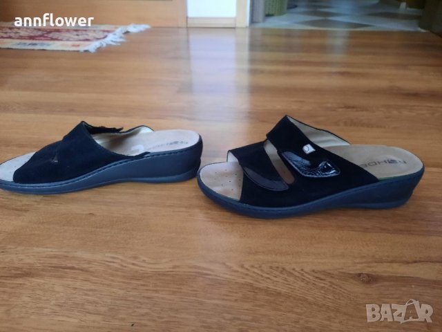 Чехли Ronde 37 естествена кожа , снимка 2 - Чехли - 37656057