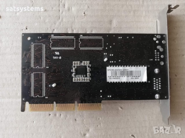 Видео карта NVidia GeForce 2 Manli MX-400 32MB SDR 128bit AGP, снимка 6 - Видеокарти - 30949709