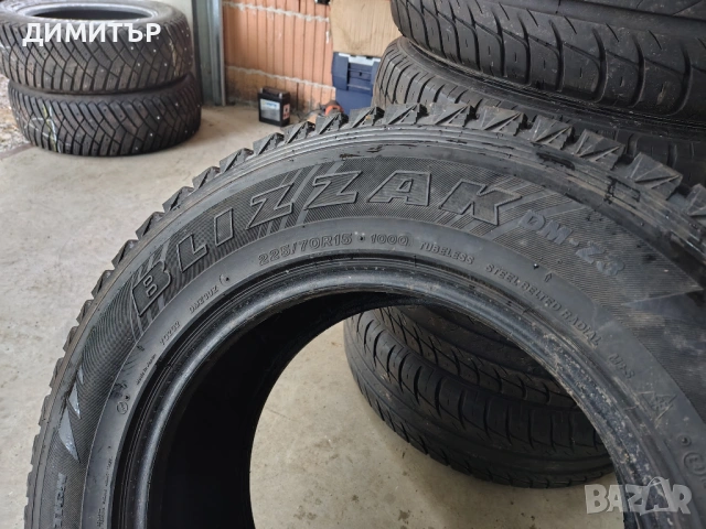 4бр.зимни гуми BRIDGESTONE 225 70 15 цена за брой, снимка 6 - Гуми и джанти - 53968123