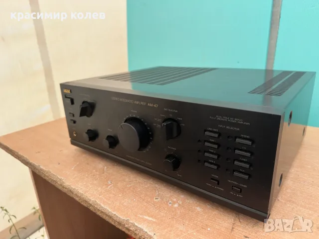 усилвател "AKAI AM-47", снимка 5 - Ресийвъри, усилватели, смесителни пултове - 56504000