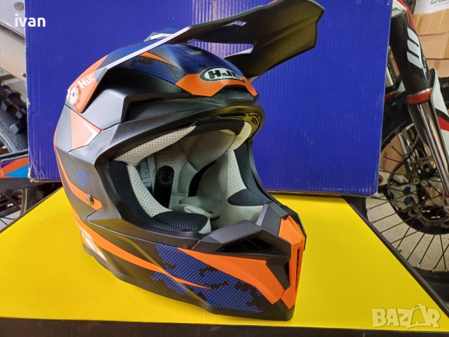 Каска сross enduro шлем ктм exc tpi sxf , снимка 4 - Мотоциклети и мототехника - 42430263