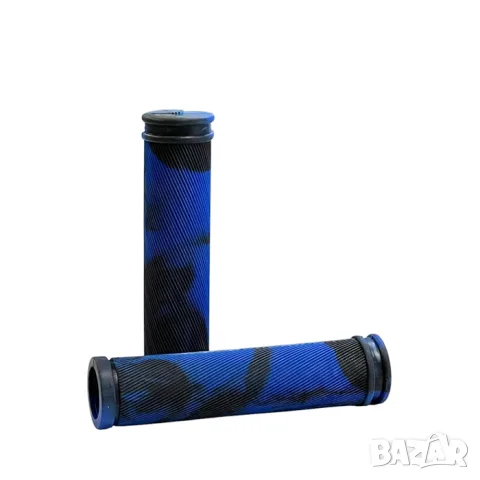 Синьо червени гумени дръжки за велосипед с отвор 22 mm, снимка 4 - Аксесоари и консумативи - 55866711