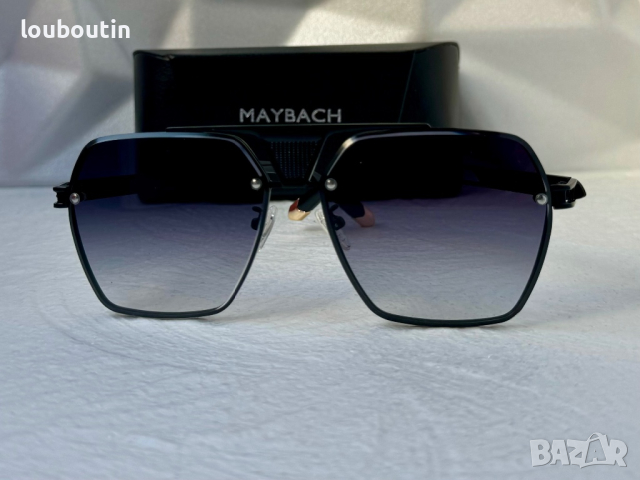 Maybach 2024 мъжки слънчеви очила маска 2 цвята, снимка 7 - Слънчеви и диоптрични очила - 44515632