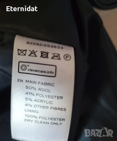 Черно палто вълна , снимка 6 - Палта, манта - 51752212