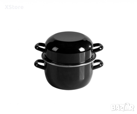 Емайлирана тенджера за миди 5 л, Ø22 см, за индукционни котлони, снимка 4 - Съдове за готвене - 52507696