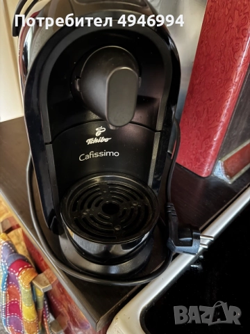 Еспресо машина Tchibo Cafissimo Pure 326527, 15 бара, 1 л, Капсула, Черна, снимка 2 - Кафемашини - 56040039