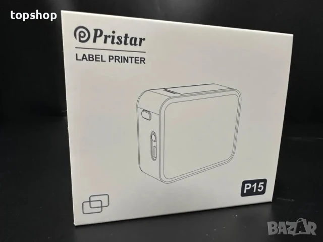 НОВ етикетен ( стикери ) принтер за телефон Pristar P15 с включена ролка. Съвместим с iOS, Android, снимка 10 - Принтери, копири, скенери - 50542405