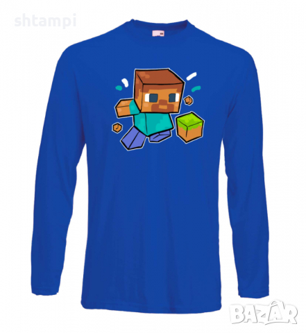 Мъжка тениска Steve Diamond,Minecraft,Игра,Забавление,подарък,Изненада,Рожден Ден., снимка 2 - Тениски - 36497110
