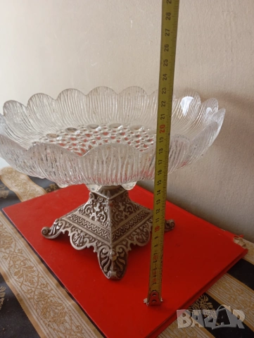 Купа,фруктиера в стил арт деко, снимка 5 - Други ценни предмети - 54212872