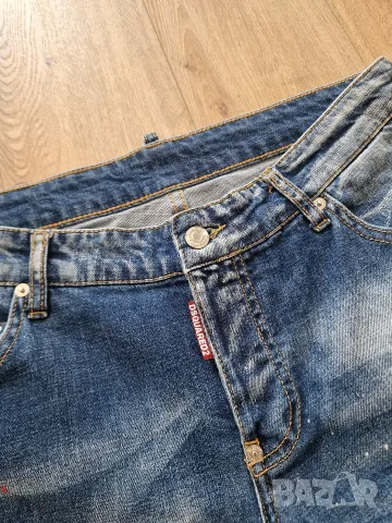 Страхотни мъжки дънки DSQUARED2 размер 52 / L , слим фит , снимка 3 - Дънки - 56118482