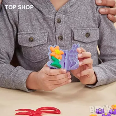 Детски комплект Play-Doh градина цветя пластелин играчка игра дете, снимка 6 - Конструктори - 49307261