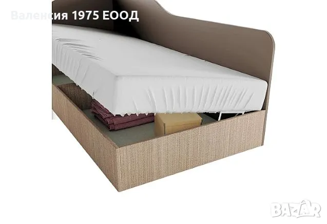 Легло с механизъм Сити 2004 дъб артисан или комбинация мока и лате, снимка 6 - Спални и легла - 47352699