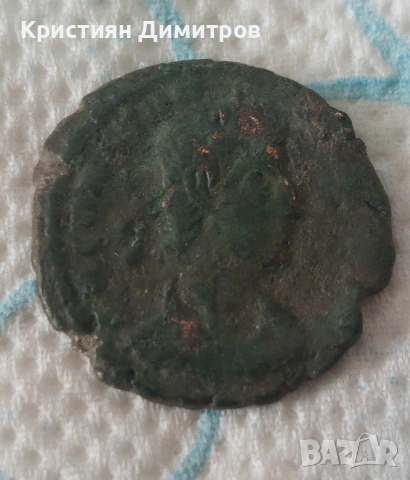 Антична римска монета Костанций 