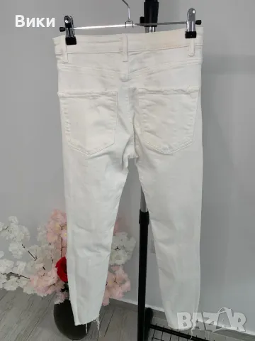 Бели дънки размер ХS, снимка 13 - Дънки - 49693002