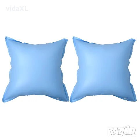 vidaXL Въздушни зимни възглавници за покривало на надземен басейн 2 бр