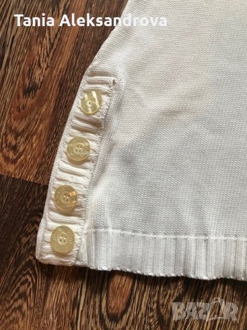 Бяла плетена рокля, снимка 3 - Рокли - 29778347