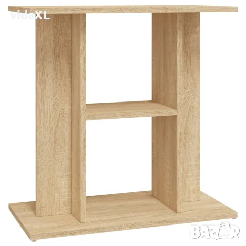 vidaXL Поставка за аквариум, сонома дъб, 60x30x60 см, инженерно дърво