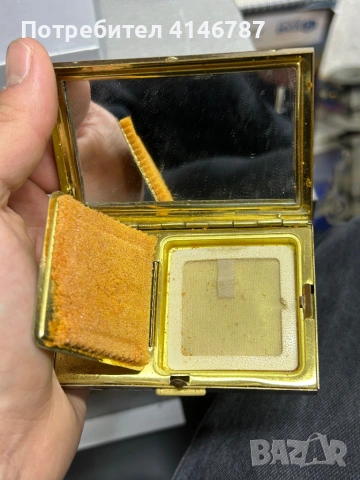  Ретро музикална подаръчна кутия за дамска пудра, снимка 4 - Антикварни и старинни предмети - 53094096