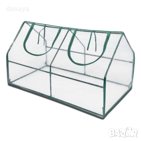 6271 Градински парник оранжерия 180x92x92cm, прозрачен, снимка 2 - Оранжерии - 52332539