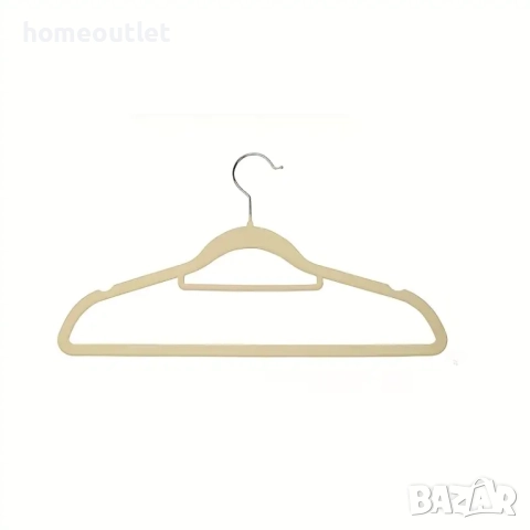 ПРОМОЦИЯ Кадифени закачалки с лента за аксесоари (к-кт от 54 бр.) X0016LEYZ7, снимка 3 - Закачалки - 51653696